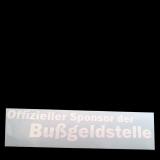 Aufkleber 002 - Offizieller Sponsor der Bugeldste