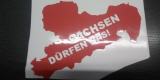 Aufkleber 014 - Sachsen drfen das!